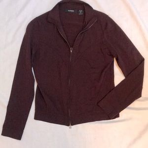 Express Maroon Jacket/Top size L